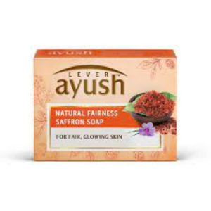 Lever ayush natural glow saffron soap 5u*100g(b4g1)