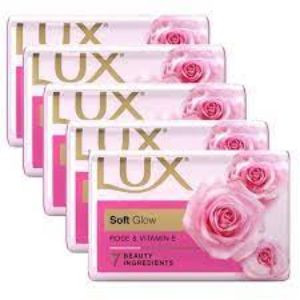 Lux soft glow rose & vitamin e soap 4+1 100.g