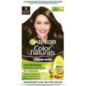 Garnier women color natu no: 3 darkest brown