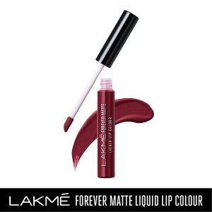Lakme forever matte liq. lip clr 05 red sangria 5.6ml