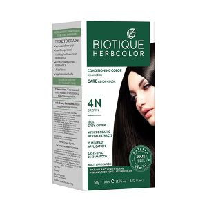 Biotique herbcolor  4n brown 50g+110ml