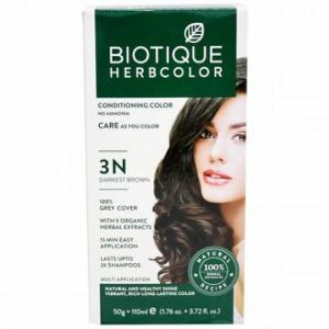 Biotique herbcolor  3n darkest brown 50g+110ml