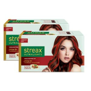 Streax ultralights highlightng kit vibrant red