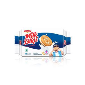 Britannia milk bikis milky sandwich biscuits 55g