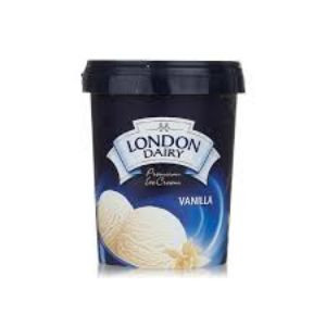 London dairy premium ice cream vanilla 500ml