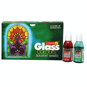 Camel  glass colour set small