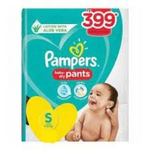 Pampers all round protection  s 4-8kg with aloevera 32 pants