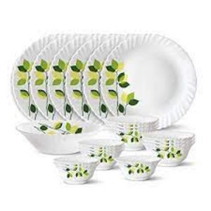 Larah silk dinner set 23pc
