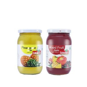 Grandmas mixed fruit jam 200gm+pineapple jam 200gm