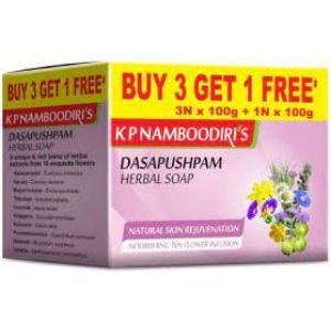 Kp namboodiris dasapushpam herbal soap 4*100