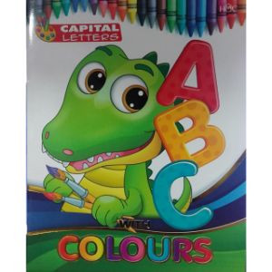 H&c books capital letters with colours