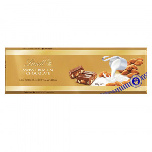 Lindt swiss premium milk & dark chocolate- milk 300g