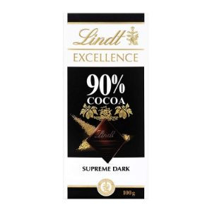 Lindt excellence 90% cocoa supreme dark chocolate 100g