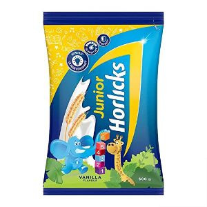 Junior horlicks vanilla 1 to 6 450gm pouch