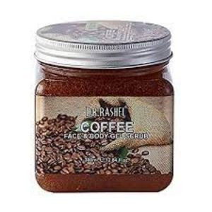 Dr. rashel coffee face & body gel scrub 380 ml imp
