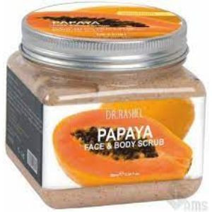 Dr. rashel papaya  face & body scrub 380 ml imp
